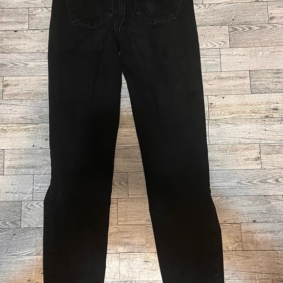 American Eagle Next Level Stretch Curvy Hi Rise Jegging Distressed Black 000Reg - Picture 4 of 13